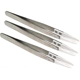 3 Fiber Tipped Tweezers Beading Glass Bead Tool