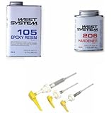 West System Starter Kit 1- 1 Qt 105 Resin, 1 Pt 205 Hardener, 1 Set Mini Pumps