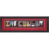 Wisconsin Badgers Letter Art