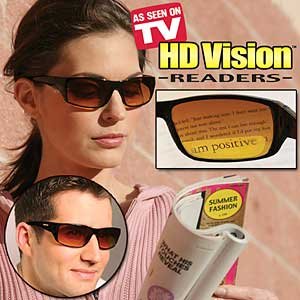 HD Readers- Black2.0 Vision UV Sunglasses