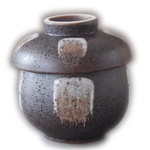 唐津刷毛　丸蒸し碗