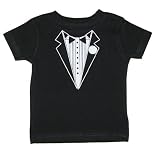 Riverstone Goods Retro Tuxedo Short Sleeve T-Shirt (Assorted Colors & Sizes) - Infant Baby & Toddler Sizes