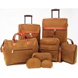 8Pc Brown Luggage Set