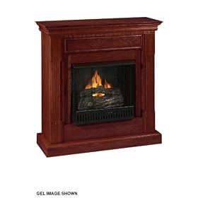 Diana Ventless Fireplace, GEL 48H, CLSSC MAHOGANY
