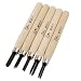 Amico 5 Pcs Straight Skew U V Parting Chisel Graver Cutter Tool