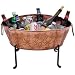 Embossed Copper Finish Galvanized Steel Tub