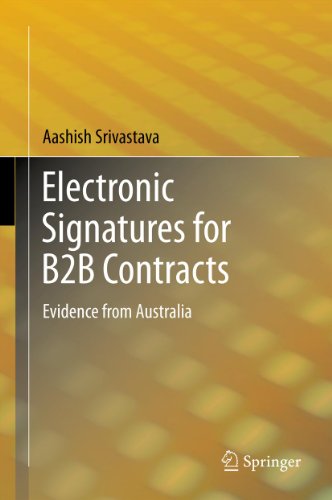 Electronic Signatures for B2B Contracts: Evidence from Australia