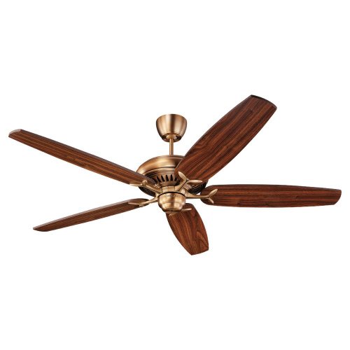 Monte Carlo 5DCR60IB DC60 60-Inch 5-Blade Ceiling Fan with Remote and American Walnut Blades, Iberian Bronze