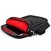 Snugg Tablet Bag, Leather Crossbody Shoulder 12.9” Inch Tablet Bag [Soft Interior] for iPad, Samsung Tab, Google Pixel C, Surface Pro, MacBook Air - Black