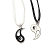 Best Friends Ying Yang Necklaces on Cord Necklaces