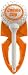 Caddie Clip - Golf Outing Gift Cigar Putter Clip Holder, Orange