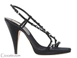 Prada Women's Beaded Silk Slingback Heels Shoes
