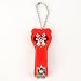 Minnie Mouse Nail Clippers Keychain Manicure Red