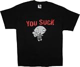 Family Guy You Suck T-shirt Black