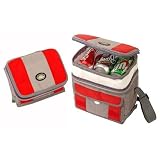 California Innovations1-75095-00-07 9 Can Soft Collapsible Cooler With Expandabl