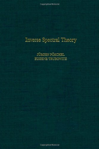 inverse spectral theory volume 130 pure and applied mathematics
