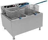 Fryer Electric 32 Lb Twin Pot