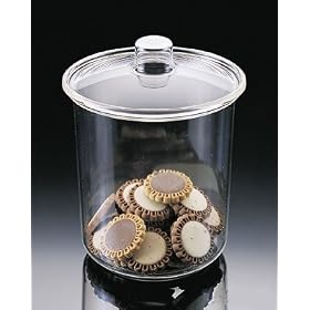 Acrylic Round Cookie Jar by HomeAndWine.com