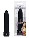 Diamond Silk Vibrator kraftvoll schwarz mit Strass besetzt