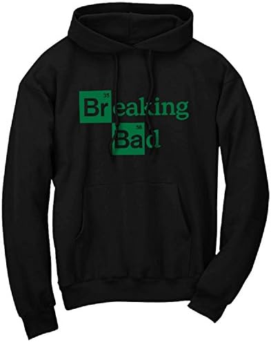 Sunriseling US TV Series Breaking Bad Heisenberg Fleece Pullover Hoody Medium CN Black