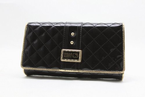 ハローキティ エナメル×キルティング長財布[CODE:0065553]