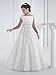 MissProm White Kids First Communion Dress Long Flower Girl Dresses