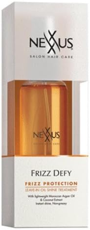NEXXUS Frizz Defy Leave-In Oil Shine Treatment, 2 Fluid Ounce