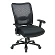 Big & Tall Mesh Back With Leather Seat Chair