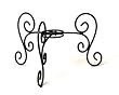 Table Top Bird Bath Stand, Scroll Table Top Bird Bath Stand, Scroll