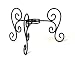 Table Top Bird Bath Stand, Scroll