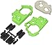 RPM Hybrid Gearbox Housing and Rear Mounts for Traxxas 2WD Electric, Green