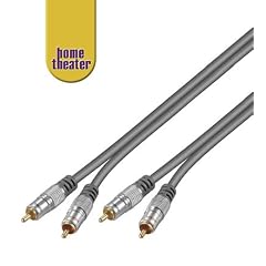 Home Theater Cinch Stereo Audiokabel - 10,00m