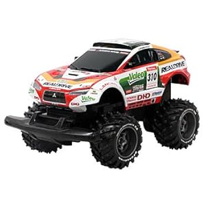 【クリックで詳細表示】1/16 R/C REALDRIVE スーパービーム 三菱レーシングランサー 2009 ダカールラリー 増岡車