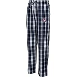 NCAA New Jersey Nets Navy Blue Plaid Historic Pajama Pants (Large)