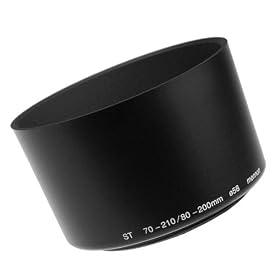 Mennon A-ST 58 Screw Mount 58mm Hood for Telephoto 70-210mm Lens, Black by Mennon