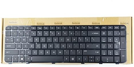 Eathtek New Laptop Keyboard with Backlit and Frame for HP Pavilion dv6-7000 698951-001 Series Black US Layout