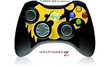 XBOX 360 Wireless Controller Skin - Iowa Hawkeyes Tigerhawk Gold on Black 02 (Controller Not Included)