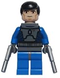 LEGO Star Wars Clone Wars Minifigure Mandalorian (Jango Fett) with dual SILVER Guns, Helmet Rangefinder and Rocket Jetpack (Comes exactly as shown)