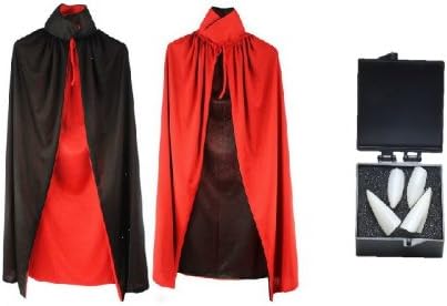 Cospassion cloak vampire fangs to Vampire [set] cosplay costume Halloween costume [set] (japan import)