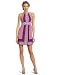 Maggy London Women's Halter Key Hole Dress, Violet/Magenta, 6