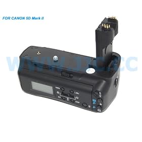 Studiohut LCD Professional Timer Vertical Battery Grip Pack for CANON 5D MARK II (BP-E6) Cameras by StudioHut