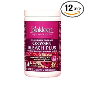 Biokleen Oxygen Bleach Plus, 32-Ounce Bottles (Case of 12)