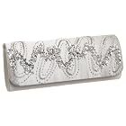 La Regale Large Sequin Bead Clutch