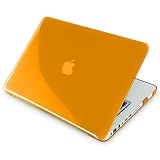 Snap-on Case compatible with Apple® MacBook® Pro, Clear Orange