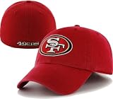 NFL San Francisco 49ers Franchise Fitted Hat, Red, Large