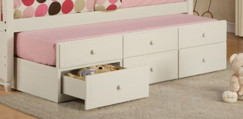 May Twin Size Trundle 3 Drawers
