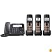 Panasonic KX-TG4773B Dect_6.0 3-Handset 1-Line Landline Telephone
