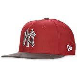 NEW ERA New York Yankees 2 Tone Fitted MLB Cap, Crimson/Grey