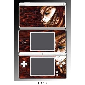 Beautiful Red Hair Girl Game Skin #32 for Nintendo DS Lite