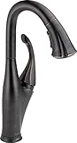 Delta Faucet 9992T-AR-DST アディソン シングル ハンドル プル-ダウン バー/プレップ 蛇口 タッチ 2O テクノロジー アークティック ステンレス(ベネチア ブロンズ)【並